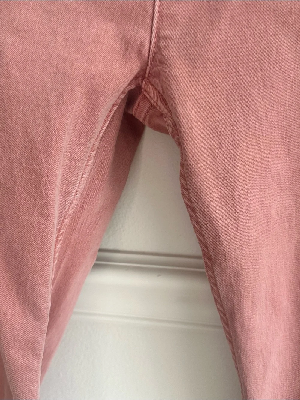 Free People We The Free Penny Pull-On Flare Jeans Clay Rose Pink Sz 28